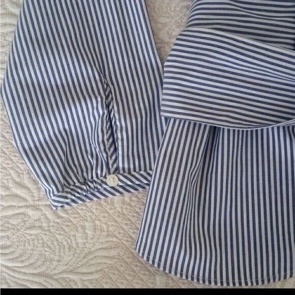 NWT J CREW STRIPED Wrap Top - Picture 4 of 11